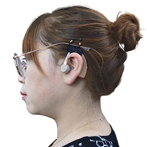 rainbowstar Hearing Aids Glasses Connectors Anti-Lost Hearing Aids Holder for Different Eyeglass Legs