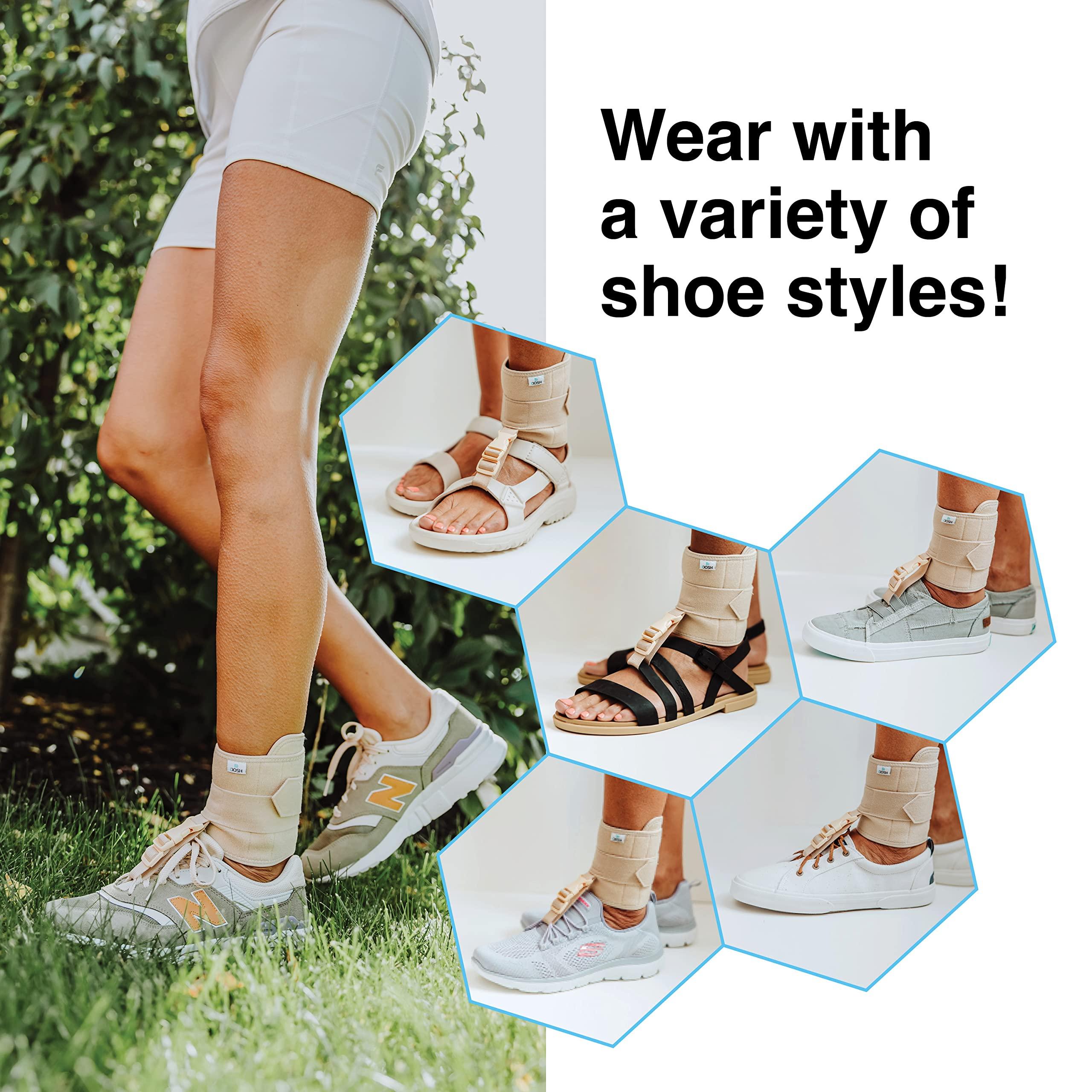 Dosh Dosh AFO Foot Drop Brace - Drop Foot Brace for Walking - AFO - Unisex (Beige)