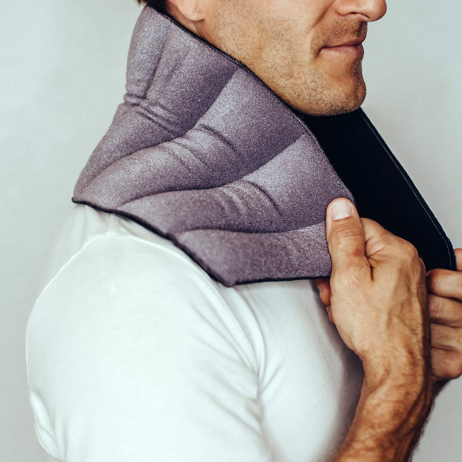 Therma-Stretch Therma-Stretch Knee Joint & Neck Microwaveable Wrap for Pain Relief, Best for Tendinitis, Knee Pain, ACL Ligament Injury, Soreness | Comfortable Hot Cold, Physical Therapy, Stretchable Compression