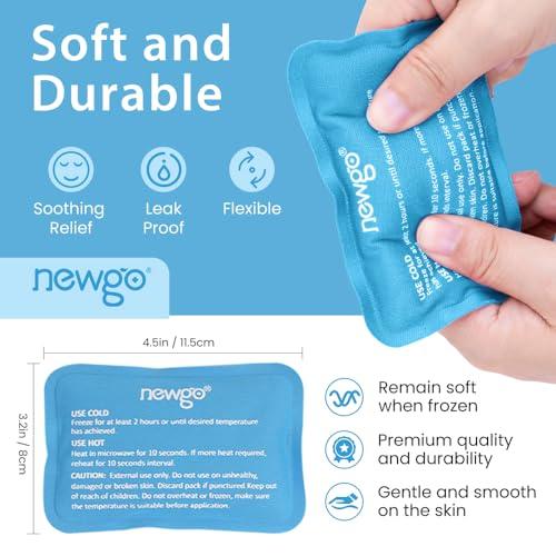 NEWGO NEWGO Bundle of Mini Ice Pack and Refillable Ice Pack 6 Pack