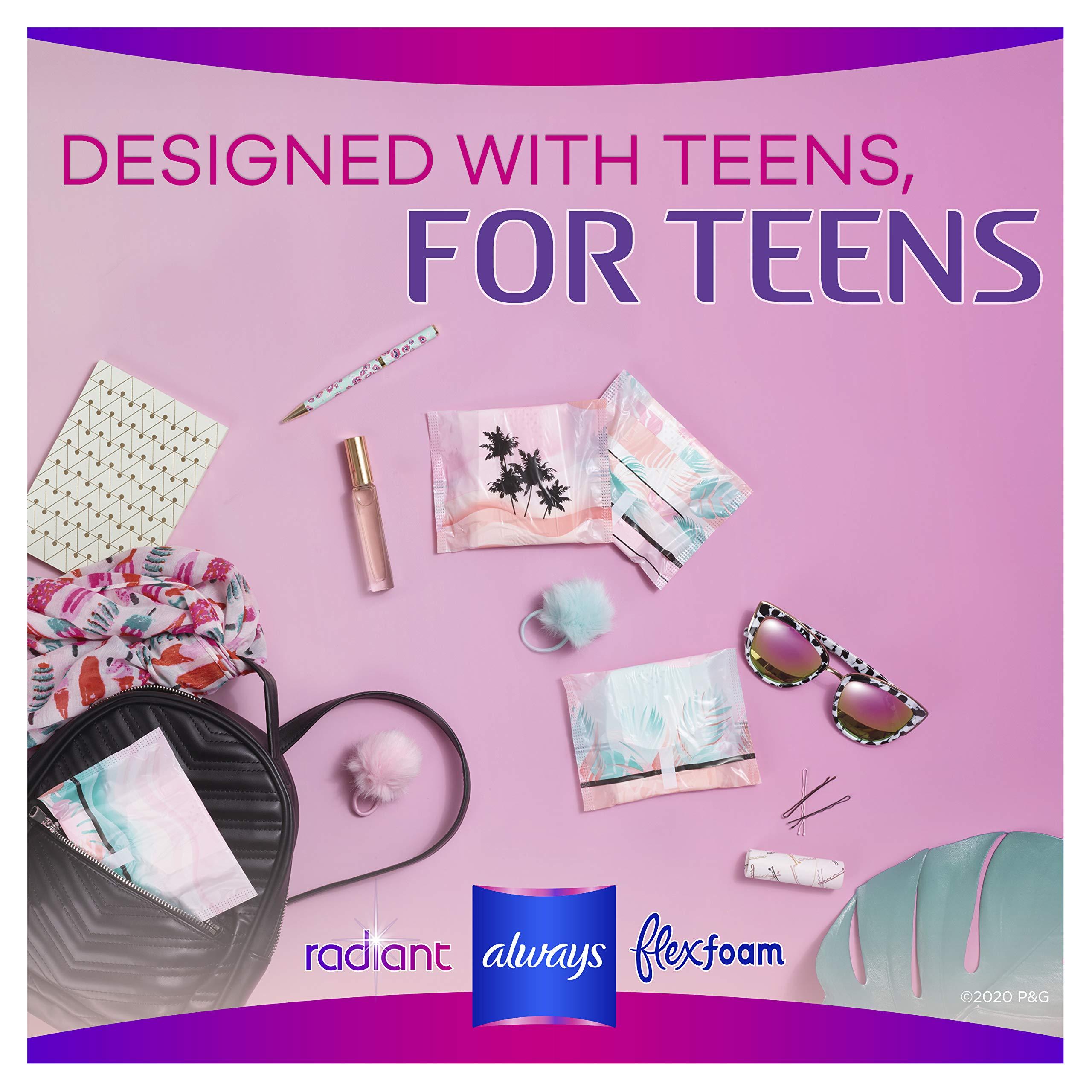 Always Always Radiant Heavy Feminine Pads with Wings, Scented