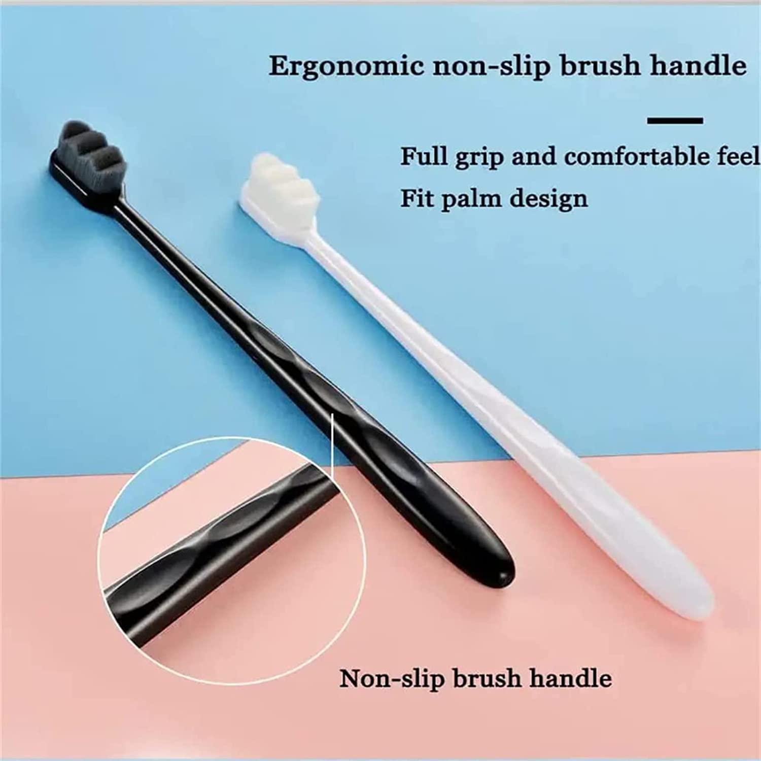 Bopanol Bopanol 8Packs BREVI Toothbursh, BREVI Nordic-Inspired Premium Nano Toothbrush,Wave Bristle, BREVI Toothbrush Nano, Ultra-fine Soft Toothbrush with 20000 Soft Bristles,for Sensitive Gums and Teeth