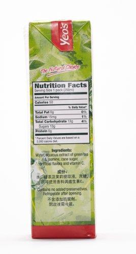 Yeo's Yeo's Iced Green Tea Drink, 8.5 Oz (Pack of 24) Cartons - No Artificial Additives - Full of Antioxidants and Minerals - Aqueous Extract of Green Tea and Jasmine