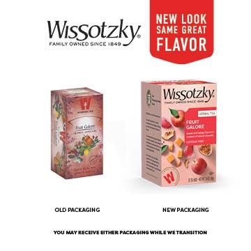 Wissotzky Tea Wissotzky Fruit Galore Herbal Tea, 20 Tea Bags | Caffeine Free Tea | Antioxidant Rich | Fruity Blend | Herbal Tea Bags