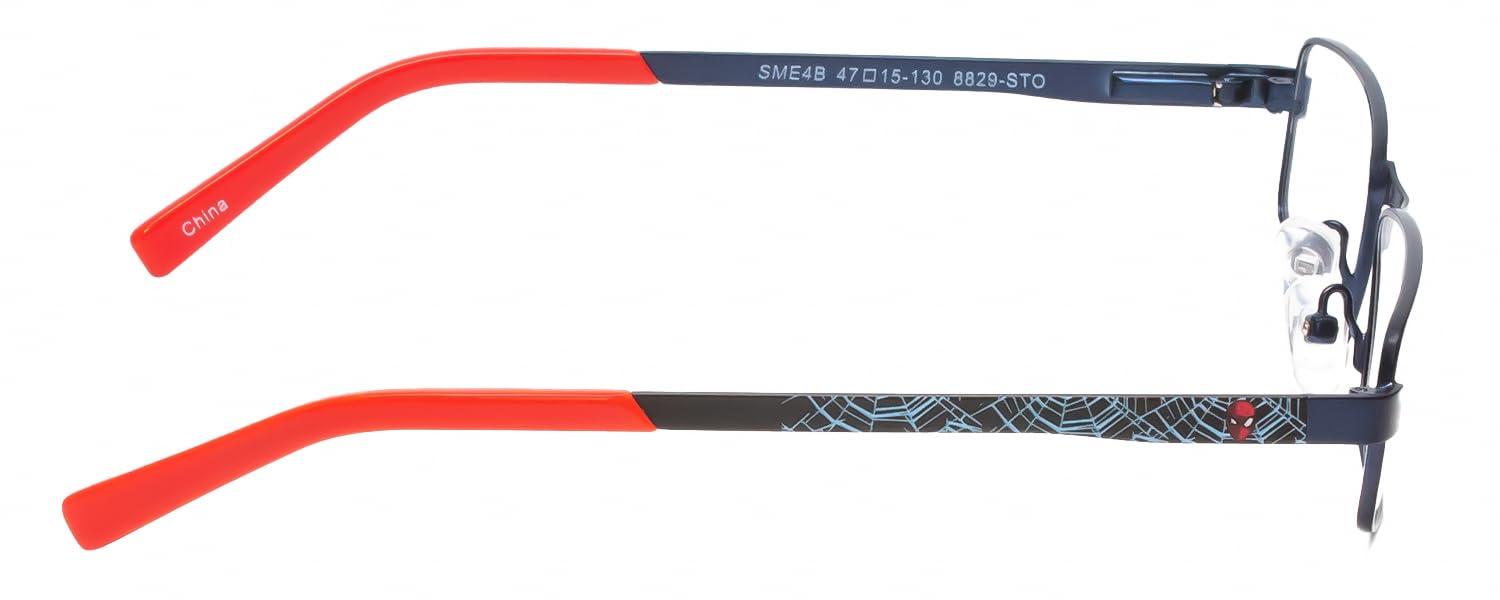 Cal Optix Cal Optix Marvel KIDS SME4B Spiderman Blue Light Reading Eye Glasses +1.00 Satin Black Red Boy Girl Designer Reader Superhero Children