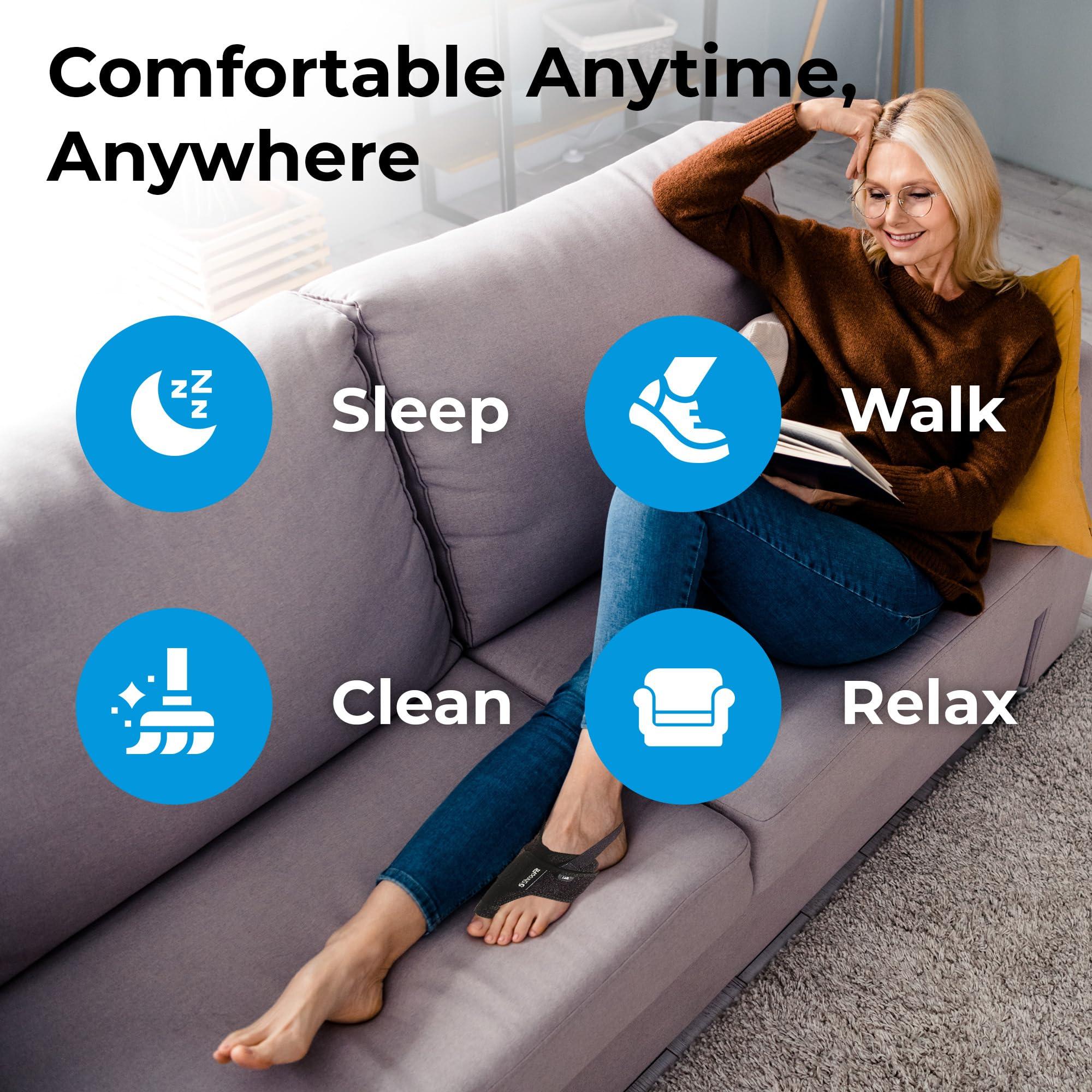 ShrooFit Effective Bunion Corrector for Women and Men | Relieve Pain, Straighten Toes, and Correct Bunions | Orthopedic Toe Straightener | Best Bunion Corrector for Lasting Relief