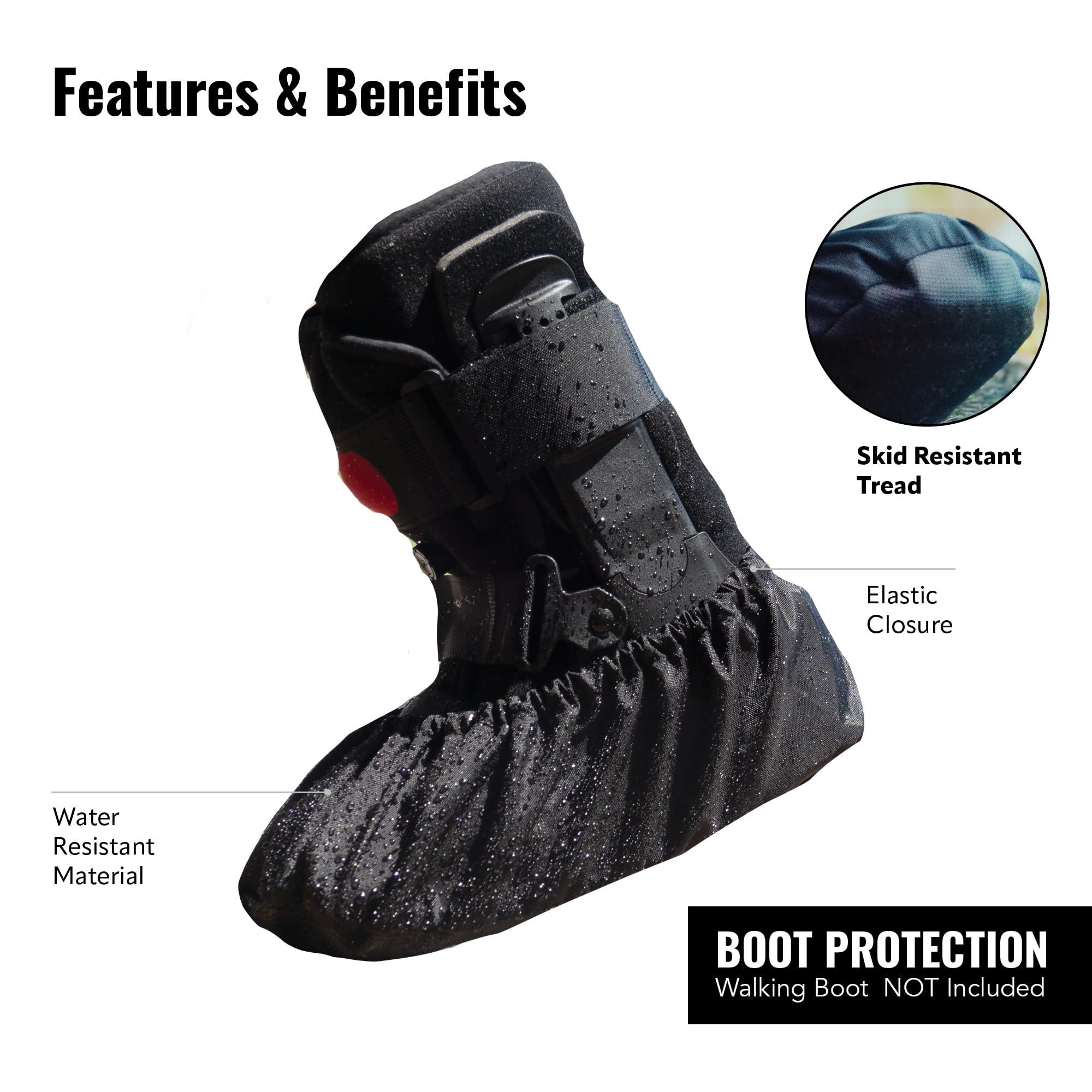 Braceapedia Braceapedia Rapid Recover Short Walking Boot Medium Walking Boot Weather Resistant Protector Medium Cloud9 Walking Boot Sock Liner Universal