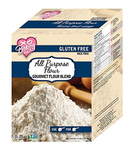 XO Baking Co. XO Baking All-Purpose Flour Gourmet Blend Certified Kosher Non-GMO Gluten-Free All Purpose Flour (3.5lb Pack of 6)