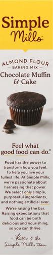 Simple Mills Simple Mills, Almond Flour Baking Mix Chocolate Muffin & Cake, 11.2 Ounce