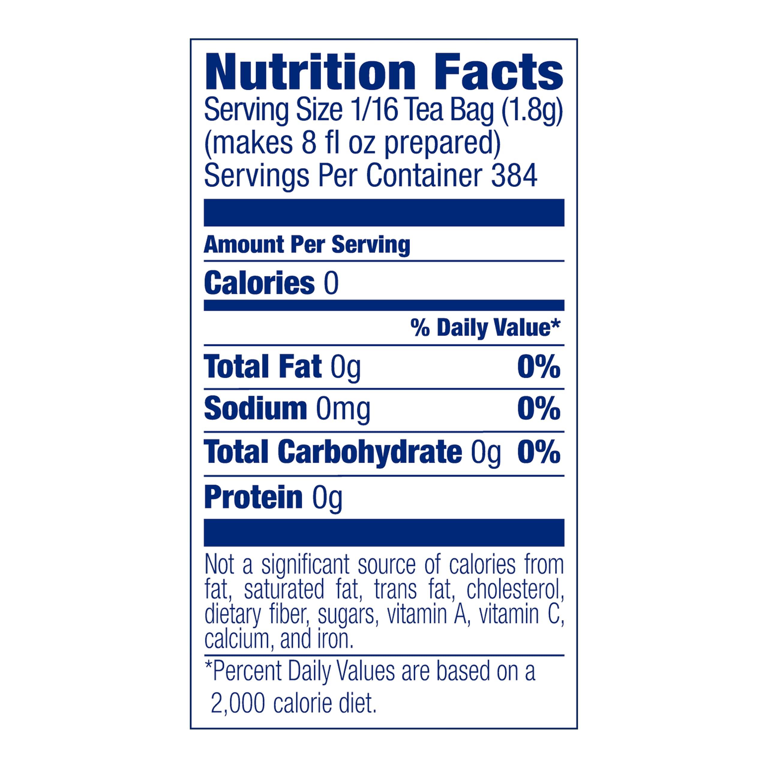 Lipton Lipton Unsweetened Iced Tea Bags, Gallon-Sized, 96 Total Tea Bags (24ct - Pack of 4)