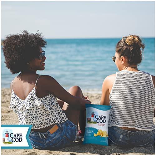 Cape Cod Cape Cod Potato Chips, Sea Salt and Vinegar Kettle Chips, 7.5 Oz (Pack of 2)