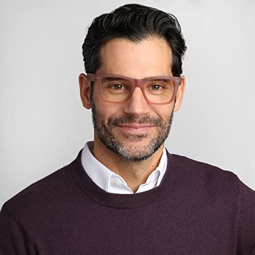 LOOK OPTIC LOOK OPTIC Cosmo Reader - Stylish Unisex Ultra-lightweight Reading Glasses with Scratch-Resistant, Prescription-Quality Lenses (Full Magnification - Not Progressives) 2.50, Champagne