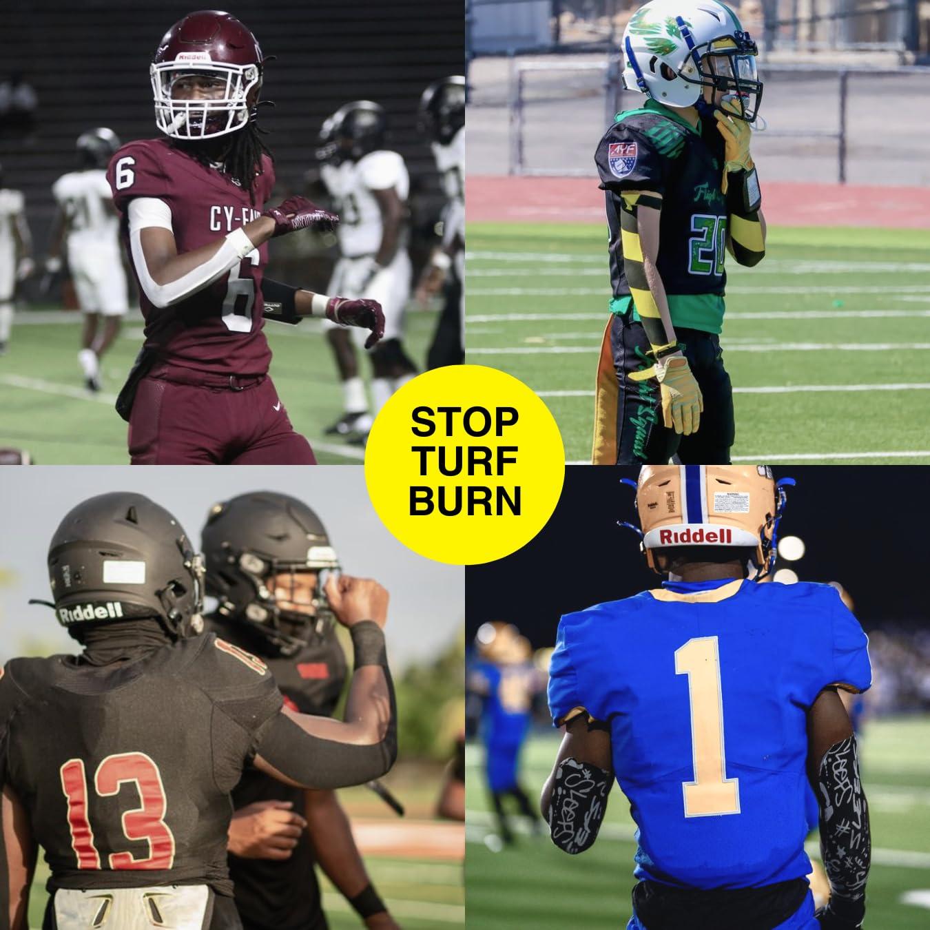 SLEEFS SLEEFS Turf Tape (Black) - Perfect Football Arm Tape / Extra Wide Athletic Tape - Flexible, Waterproof, Ultra Sticky Kinesio / Kinetic / Kenesiology Tape