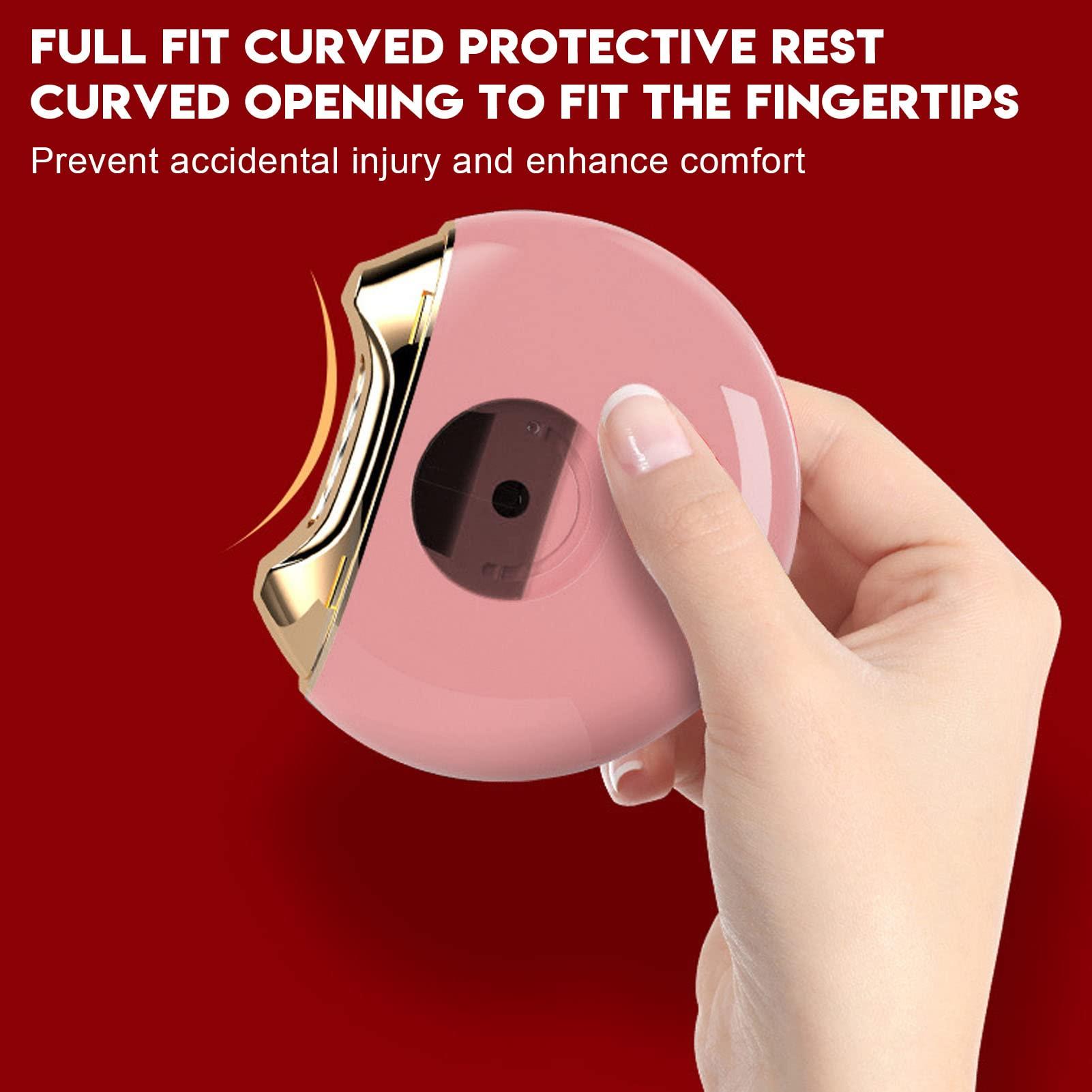 LIZEALUCKY LIZEALUCKY Electric Nail Clippers Intelligent USB Charging Automatic Nail Drill Adults Nail Trimmer, Automatic Nail File Manicure Trim Polish for Infant Kid Elderly Toe and Fingernail Care (Pink)