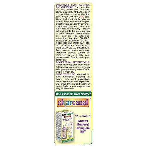 NeilMed NeilMed Reusable Flexible Ear Cleaners, 15 Piece Set