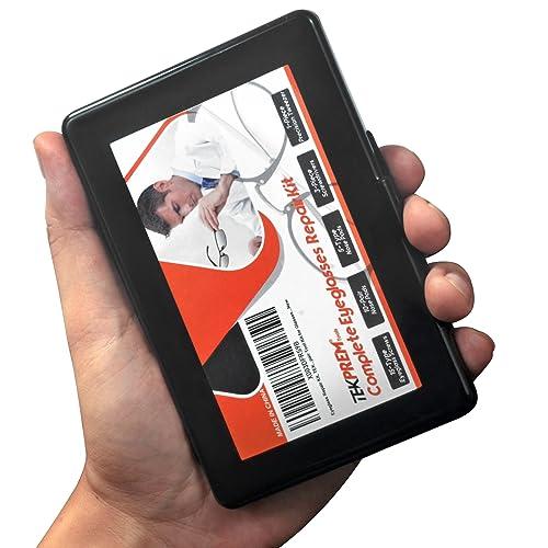 TEKPREM TEKPREM Magnetic Eyeglass Repair Tool Kit, Eye Glasses Repairing Screwdriver Set with Eyeglass Screws,Silicone Nose Pads,Tweezer,Small Screwdriver for Eyeglasses,Sunglasses and Nose Pads Replacement