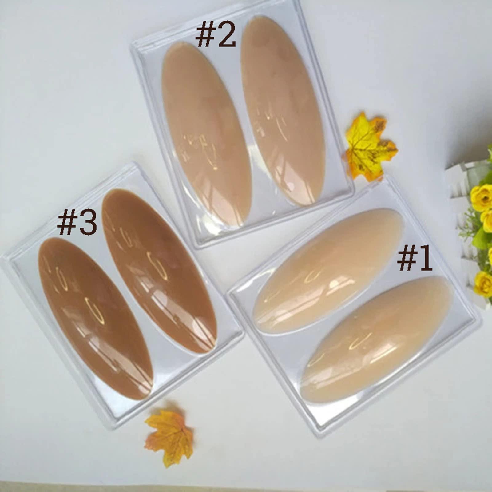 ZWSM ZWSM 1 Pair Silicone Leg Onlays Soft Self-Adhesive Calf Pads for Crooked or Thin Skinny Legs Women Leg Corrector,#2,Thicken 0.5cm