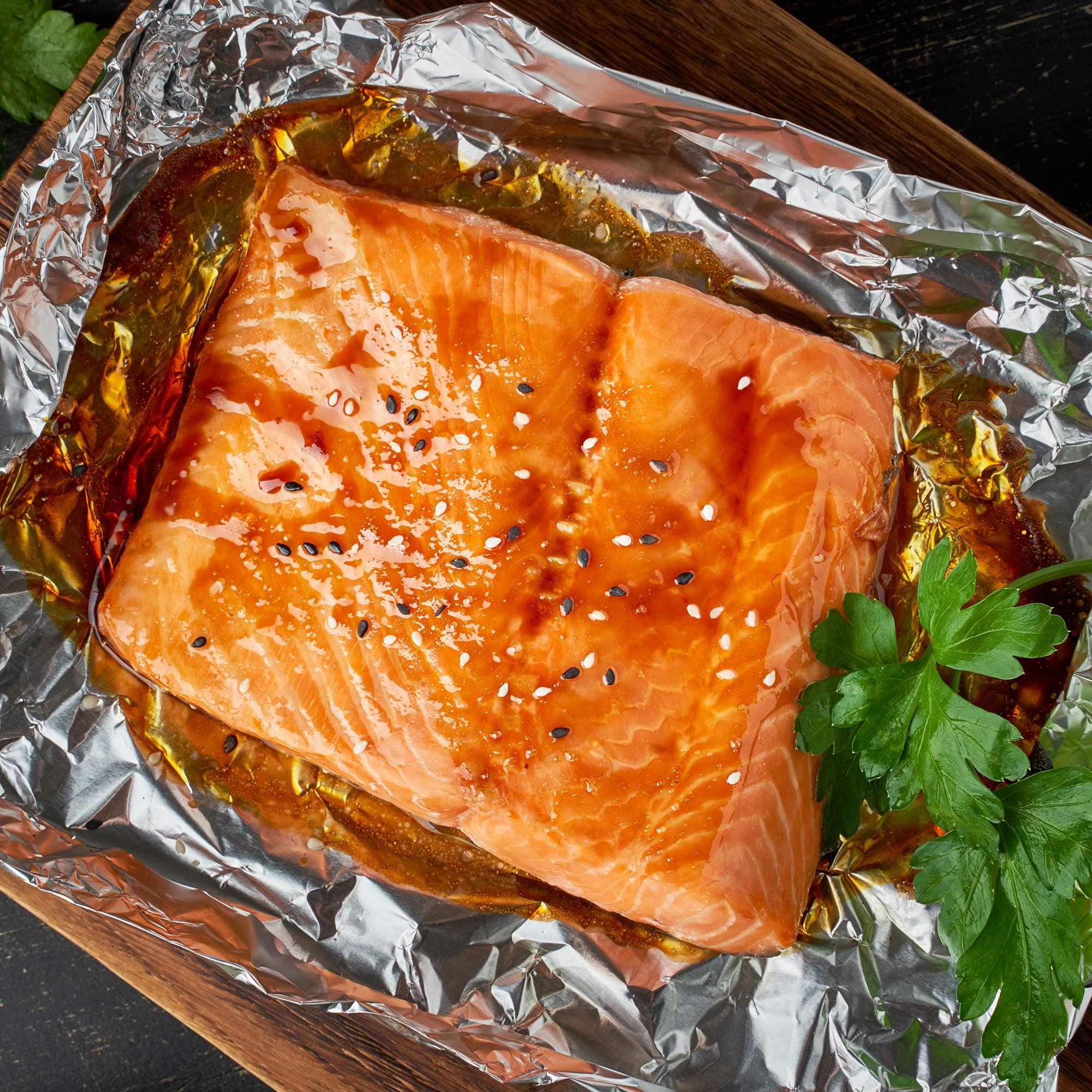 EcoQuality Premium Silver Aluminum Foil Sheets Pre Cut Pop Up, 9 x 10.75 inch - For Restaurants, Lunch, Takeout, To Go, Lunch bag, Sandwich, Catering, Kitchen, Grill, Stove, Baking, Disposable (5)