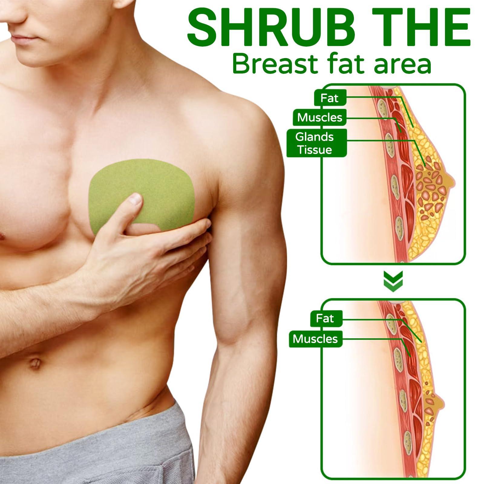 GFOUK Gynecomastia Compress Patch - Ginger Cream for Men, Tightening and Sculpting Chest Muscles with Natural Ingredients (2Pack)