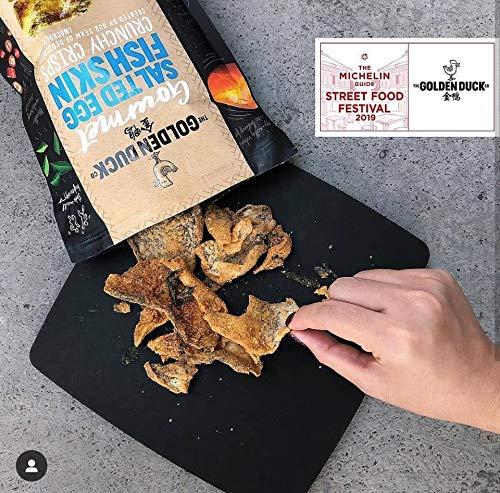 Golden Duck Golden Duck Salted Egg Fish Skin Crisps/ Potato Ridges/ Tempura (Salted Egg Fish Skin Crunchy Crisps 125g)
