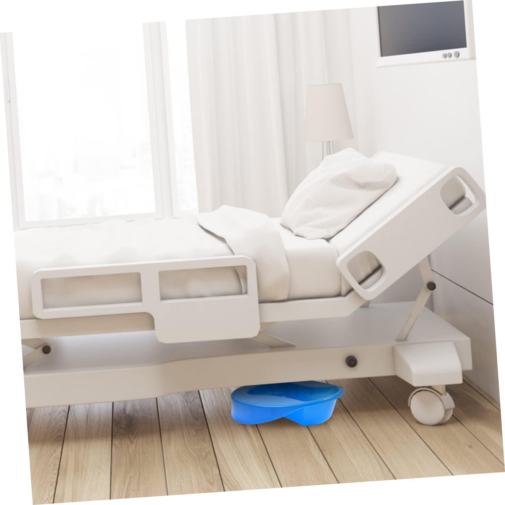 Healeved Healeved Toilet Portable Potty for Adults Travel Potties Portable Toilet 1 PC for Bedridden Elderly Bedpans Spittoon Plastic Thickened Household Squatting Pan Bedpans