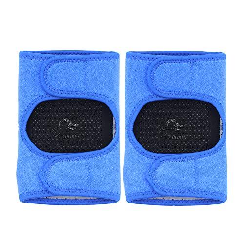 JUMISEE JUMISEE (2PCS Kids Adjustable Knee Pad, Anti-Slip Padded Sponge Knee Brace Breathable Flexible Elastic Knee Support for Football Volleyball Dance Skating Basketball Sports