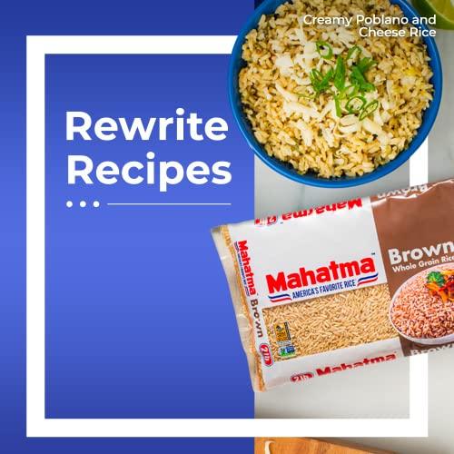 Mahatma Mahatma Whole-Grain Brown Rice, 32-Ounce Bag of Rice, Stovetop or Microwave Rice