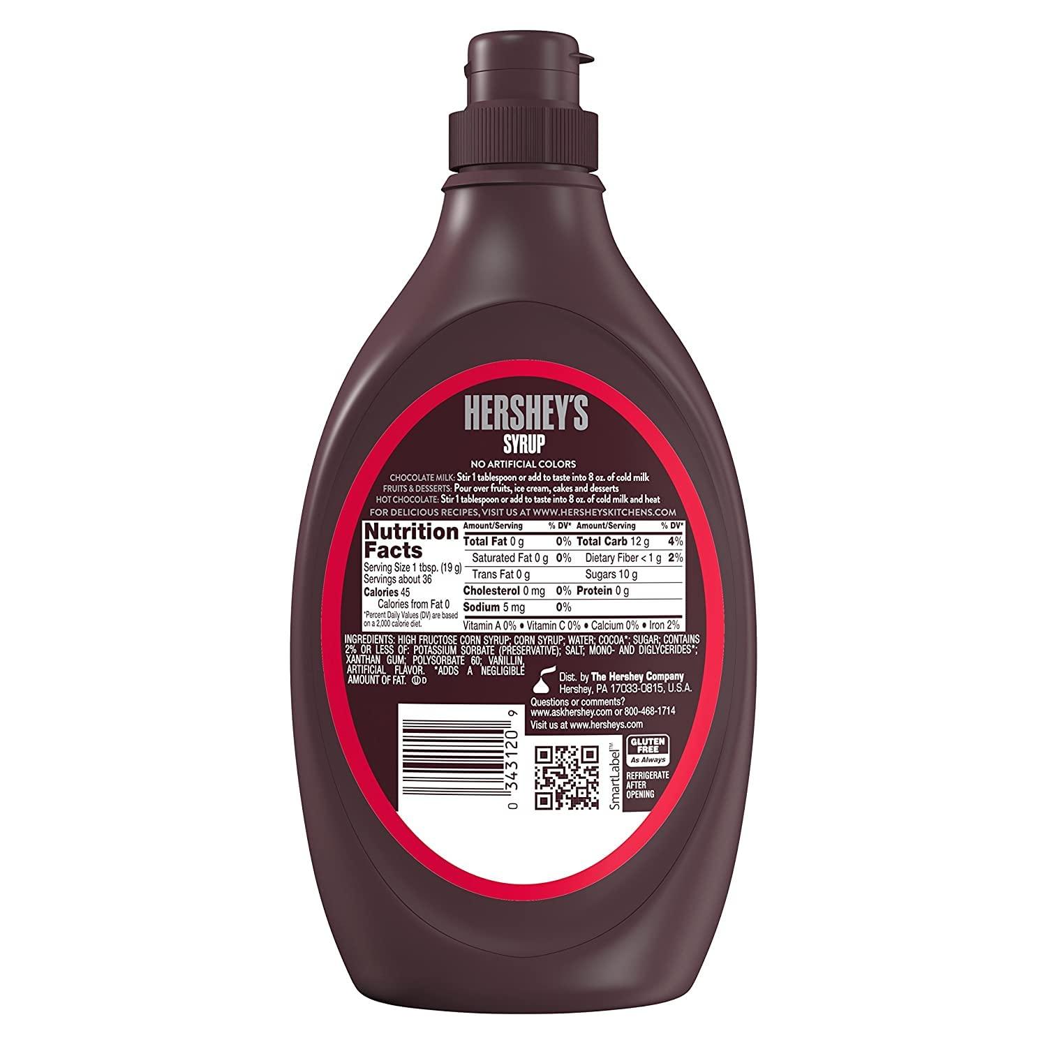 HERSHEY'S HERSHEY\'S Chocolate Syrup, 24 Ounce