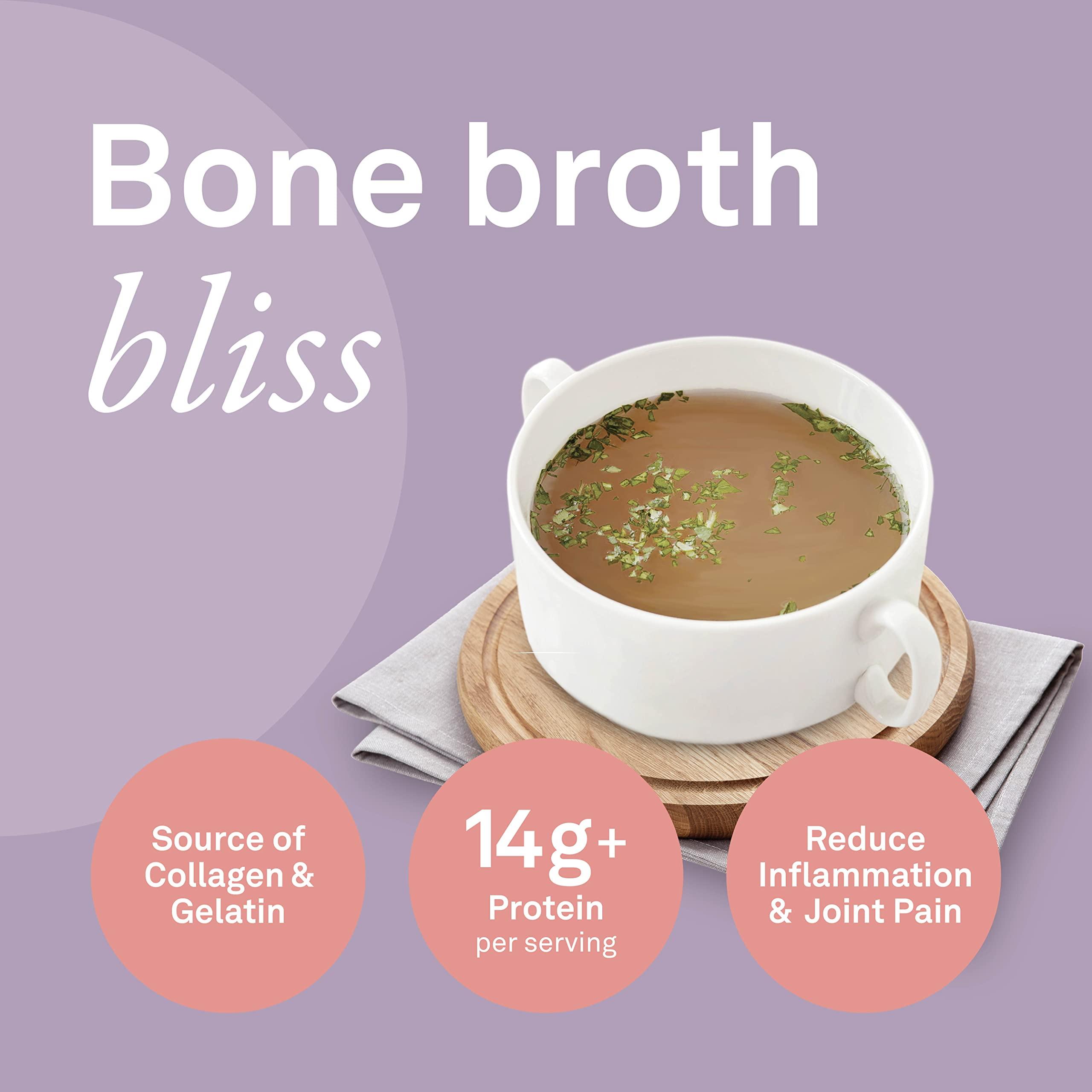 Organika Organika Beef Bone Broth Powder- Grass-Fed and Pasture Raised Cows- Keto Friendly, High Protein and Mineral Content- 300g