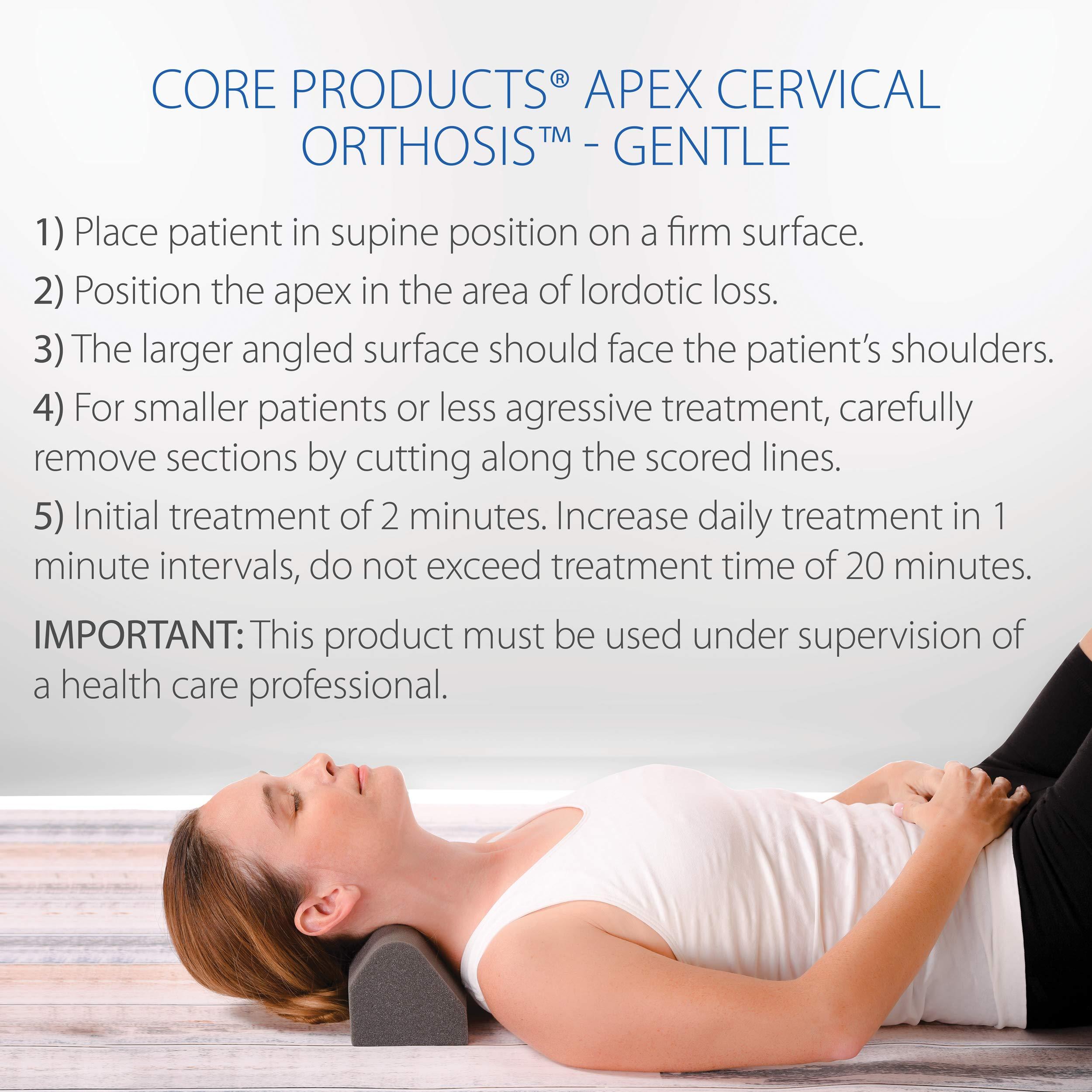 Core Products Core Products Apex Orthosis Cervical Traction Device, Neck & Shoulder Relaxer, Stretcher, Promotes Spinal Health, Alignment - Gentle