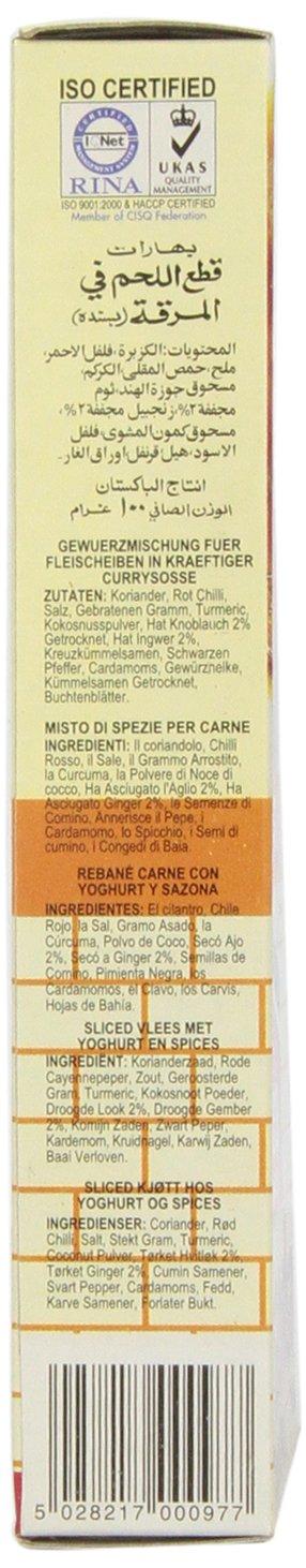 Laziza Laziza Pasanda Masala, 100-Gram Boxes (Pack of 6)