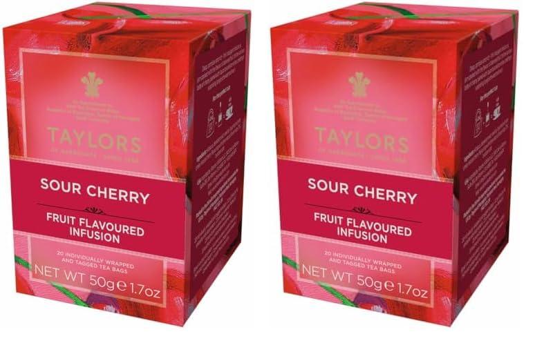 Taylors of Harrogate Taylors of Harrogate Sour Cherry Infusion, 20 Teabags (Pack of 2)