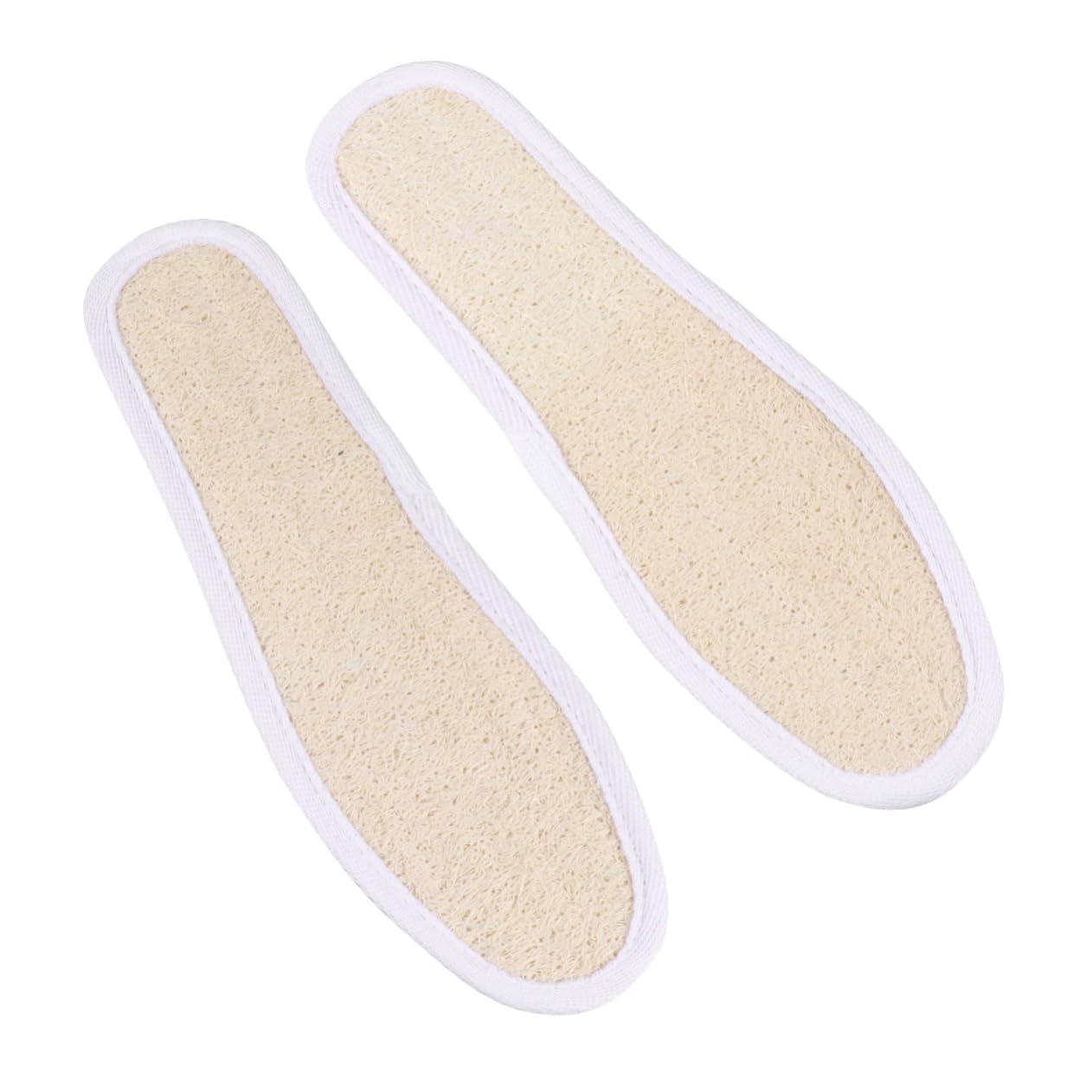 NOLITOY NOLITOY 2 Pairs Insole Sports Shoe Pad Boot Feet Shoe Inserts Plantar Sports Shoes Loofah Inserts Breathable Shoe Cutable Foot Inserts Loofah Shoe Pad Cushion Soles Sole of Foot