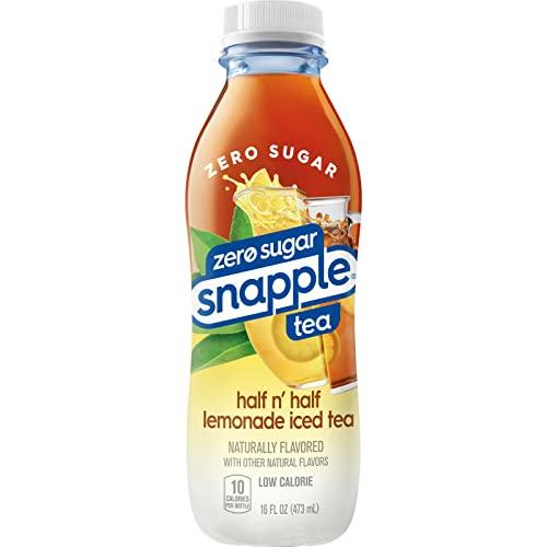 Snapple Snapple Zero Sugar Half \'n Half Tea, 16 fl oz recycled plastic bottle, 6 pack