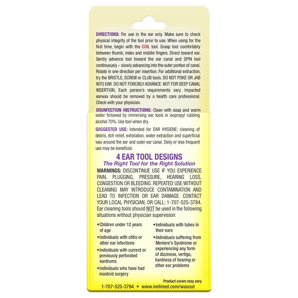 NeilMed NeilMed Reusable Flexible Ear Cleaners, Waxout
