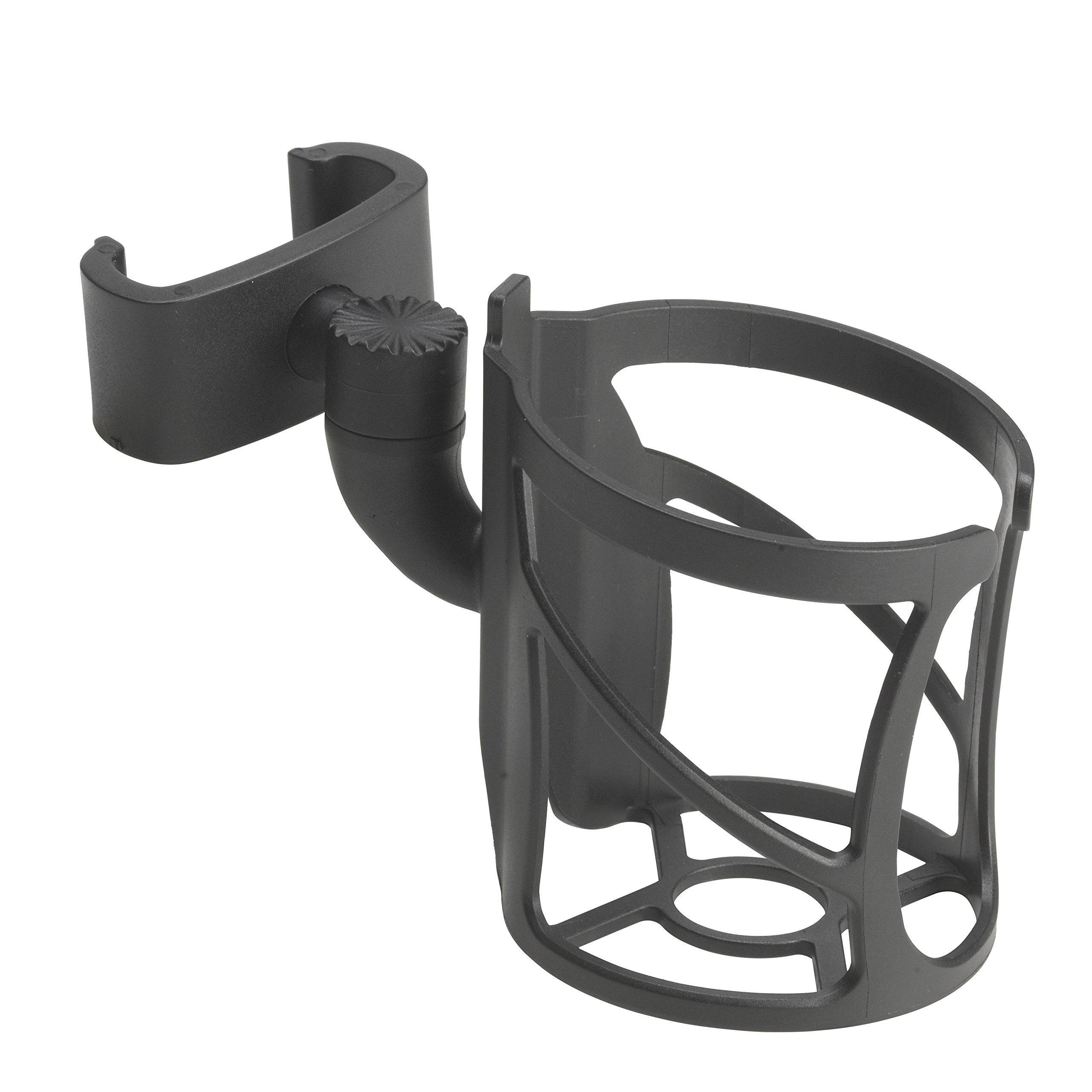 Drive Medical Drive Medical Nitro Clip-On Cup Holder for Walker Rollator, 6 x 4 x 3.5 Inch, Black