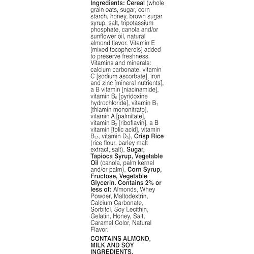 Cheerios Honey Nut Cheerios Breakfast Cereal Treat Bars, Snack Bars, 8 ct (Pack of 5)