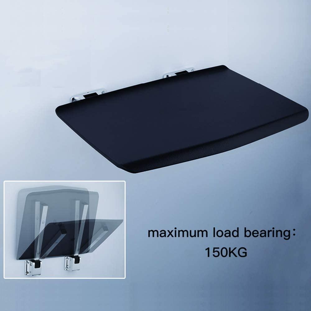 DIANYADIANPU Shower Chair for Inside Shower Elderly Mounted Shower Seats Black Bathroom Folding Chairs Shower Bench Stool Toilet Saving Space Folding Seat