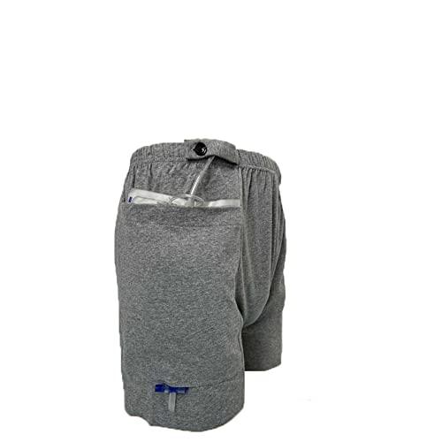 YOHEYMA YOHEYMA Shorts for Nephrostomy Bag, Catheter Support Underwear for Nephrostomy, Ostomy Drainage Bag Care Shorts (XL)