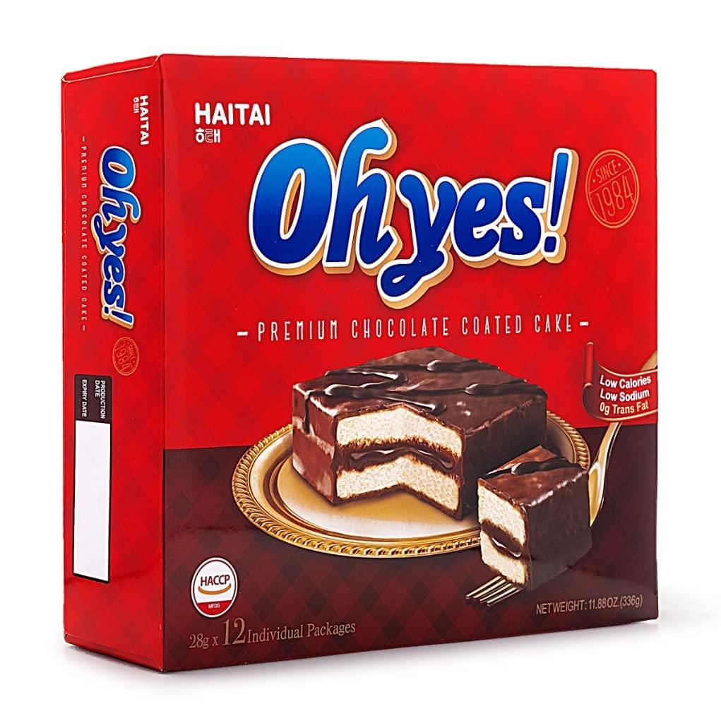 Haitai Haitai Oh Yes Chocolate Cake (Choco, 28gx12)