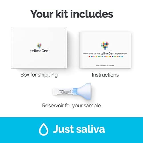 tellmeGen tellmeGen DNA Test Advanced Duo - 2 DNA Tests for Couple Genetic Testing (Ancestry - Health - Personal Traits - Wellness) Genetic Compatibility Testing - More 400 Lifetime Updated Online Reports