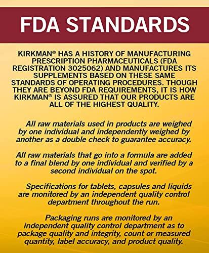 Kirkman Kirkman Labs Vitamin C 250 mg Chewable Tablets with Stevia-250 Count