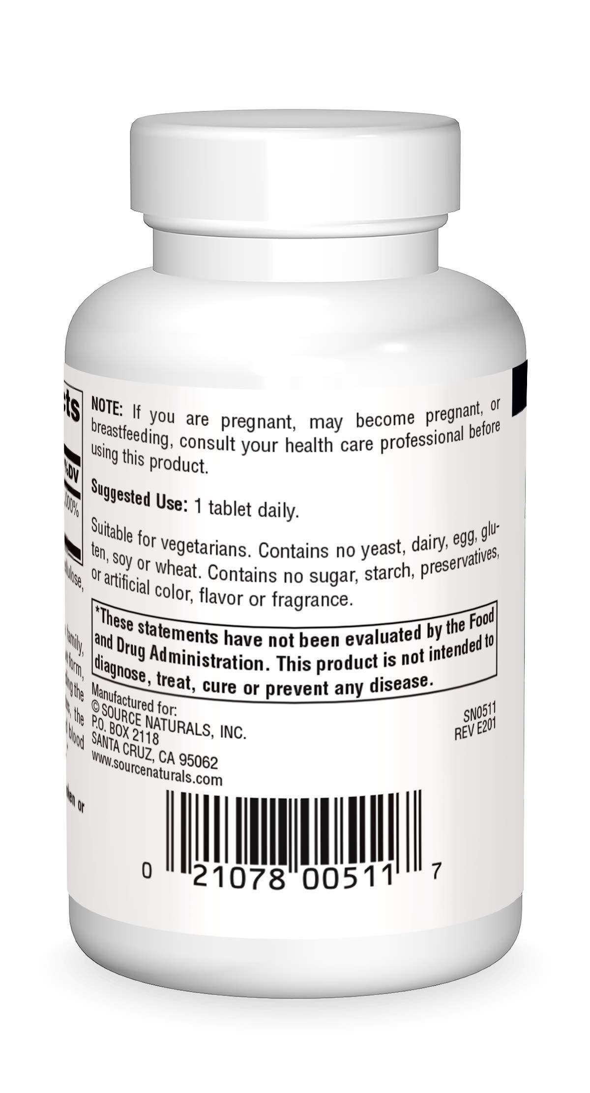 Source Naturals Source Naturals Pantothenic Acid 250 mg Vitamin B-5 Dietary Supplement - 100 Tablets