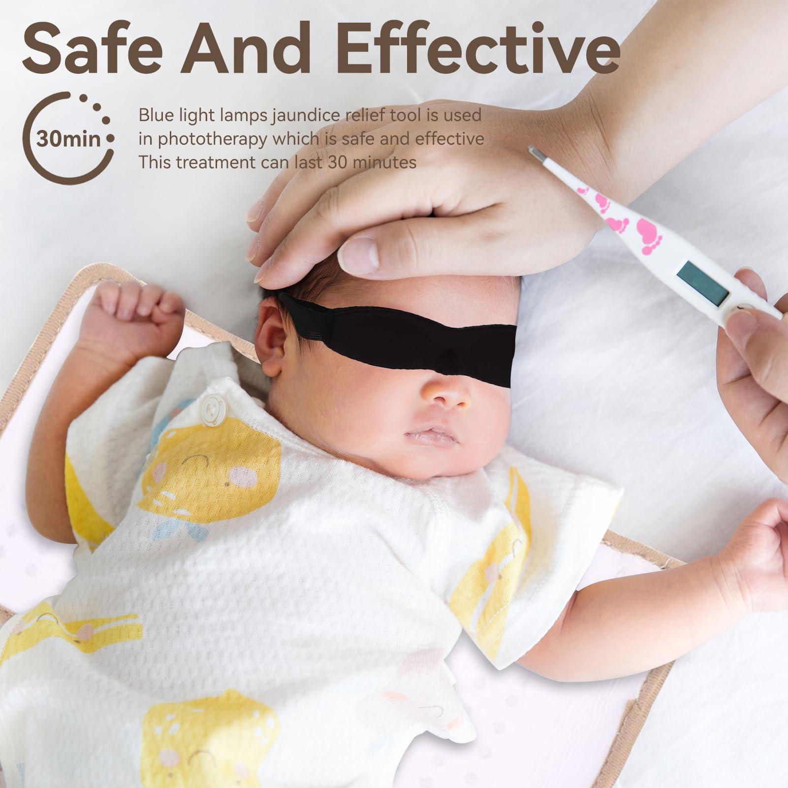 Agatige Newborn Jaundice Therapy Blanket, Professional Blue Light Lamps Jaundice Relief Tool Light Therapy Pad for Body