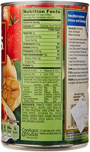 Hunt's Hunt's, Pasta Sauce, Roasted Garlic & Onion, 24oz Can (Pack of 6)