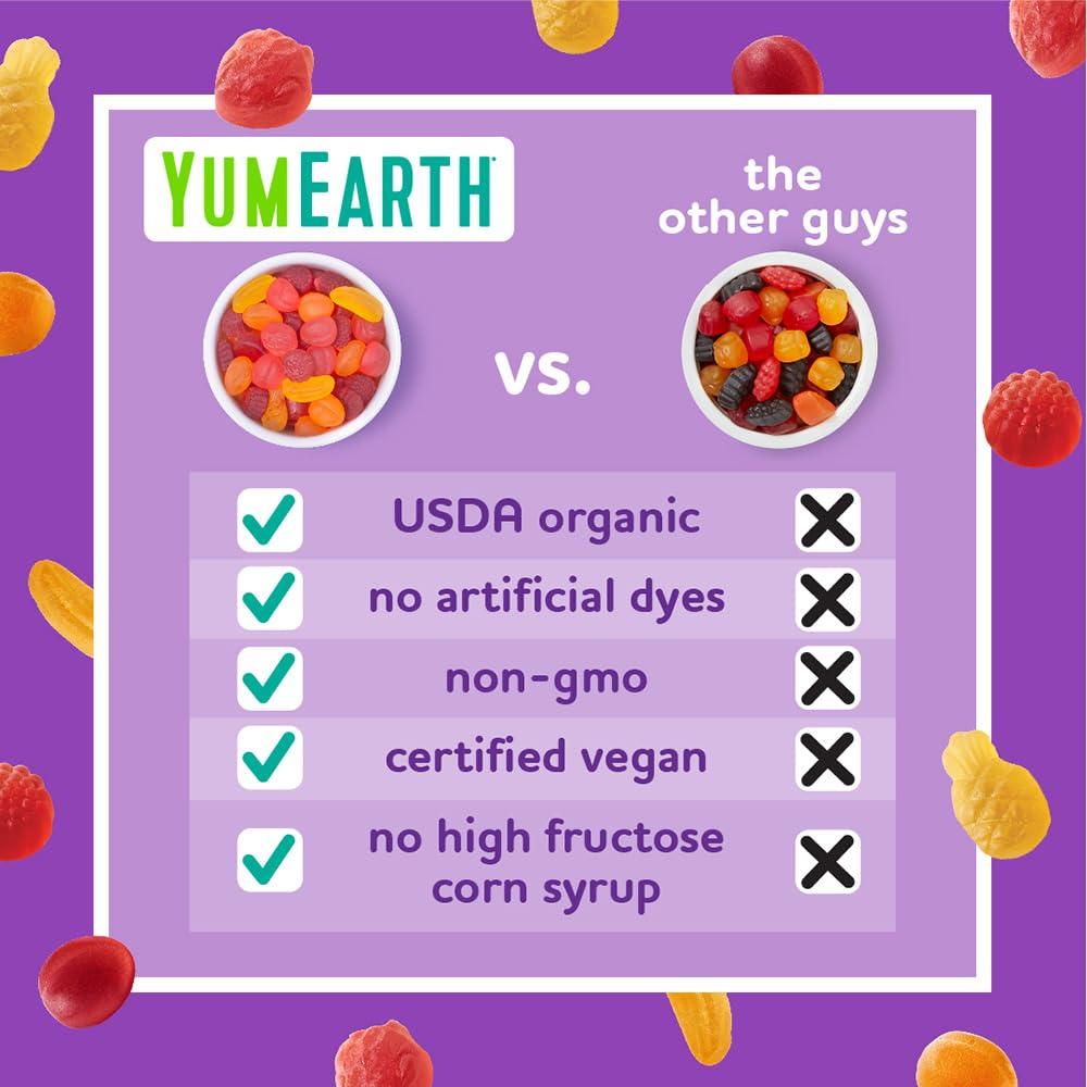 YumEarth YumEarth Organic Fruit Snacks Box, 0.7 Ounce (Pack of 10)