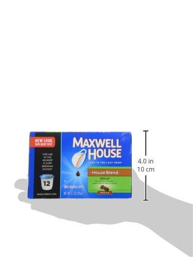 MAXWELL HOUSE Maxwell House Decaf House Blend K-Cup Coffee Pods (12 ct Box)