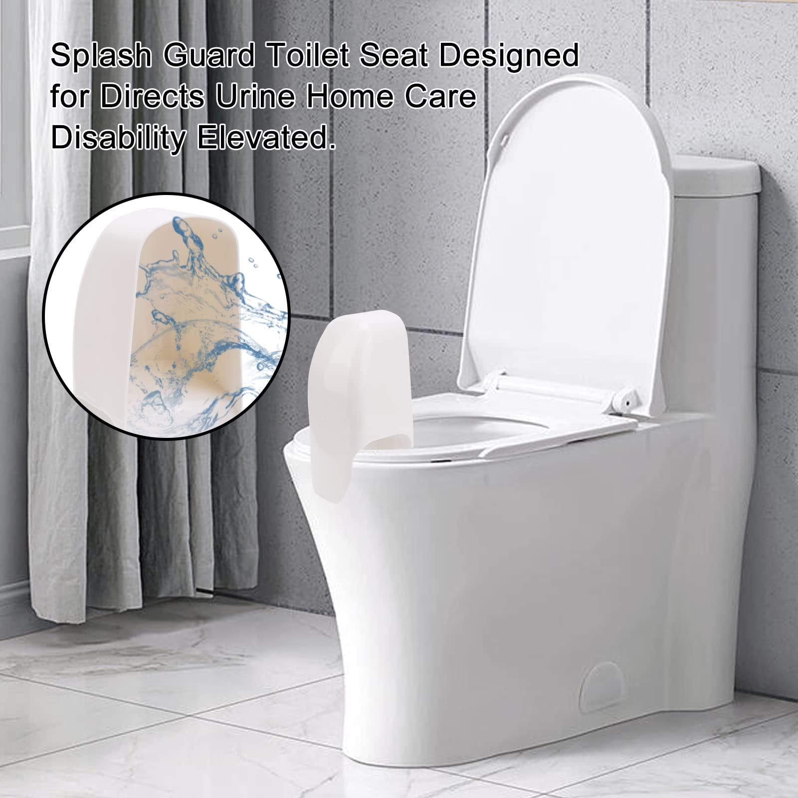 Rugam Rugam Splash Guard Toilet Seat for Directs Urine Home Care Disability Elevated and Boys Potty Training,Diversion Pee Guard,Portable Restroom Pee Guard for Toilet Seat Adult Men,Prevent Urine Splashing