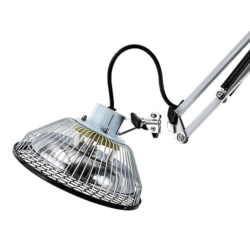 SanBouSi SanBouSi Far Infrared Light 250W 360 Rotating Adjustable Mineral Infrared Heat Lamp Timing Function Therapy Light Rolling Lamp for Relieve Joint Pain and Muscle Aches