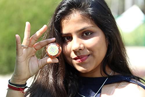 Jet International Crystal Exquisite Red Jasper Flower of Life Orgone Tower Buster Piezo Electric Generator Frequency Ions Tested Cloud Chem Buster